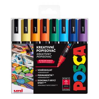 Sada akrylových fixů Posca PC-5M počet ks: 16 ks