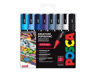 Sada akrylových fixů Posca PC-5M počet ks: 8 ks Winter