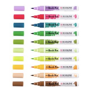 Sada Ecoline Brush pen - 10ks Barva: Přírodní odstíny NEW