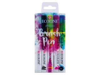 Sada Ecoline Brush pen - 5 ks Barva: 09. primary