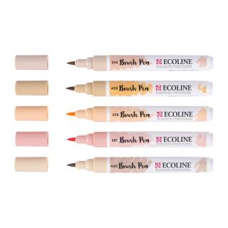 Sada Ecoline Brush pen - 5 ks Barva: 13. Portrét odstíny