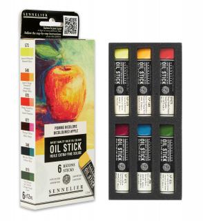 Sada olejových tyčinek mini 6ks varianta: Bicoloured apple