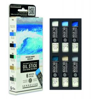 Sada olejových tyčinek mini 6ks varianta: Seascape
