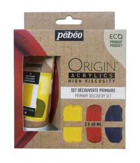 Sada Origin Acrylics počet ks: 3x60 ml základní