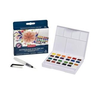 Sada WATERCOLOUR PAINT PAN SET - 24ks
