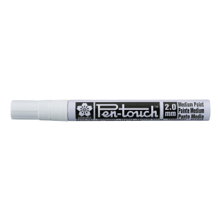 Sakura Pen Touch Medium lihový fix 2 mm - různé barvy odstín: bílý