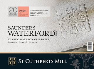 Saunders Waterford  za tepla lisovaný 20 listů 300 g, lepený na 4 str. rozměr: 21x31 cm