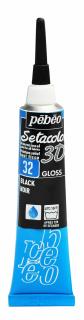Setacolor 3D - lesklé Barva: 32.  Black