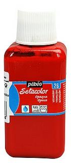 Setacolor opaque 250 ml zažehlovací - jednotlivě Barva: 26. Vermilion