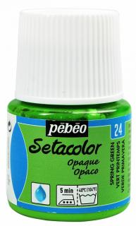 Setacolor opaque 45 ml zažehlovací 47 odstínů Barva: 24. Spring green