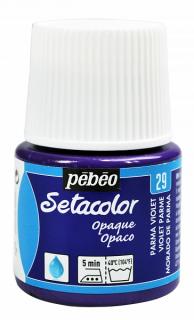 Setacolor opaque 45 ml zažehlovací 47 odstínů Barva: 29. Parma violet