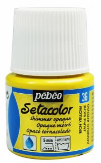 Setacolor opaque 45 ml zažehlovací 47 odstínů Barva: 36. Metalická - Rich yellow