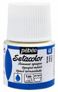 Setacolor opaque 45 ml zažehlovací 47 odstínů Barva: 44. Metalická - Pearl