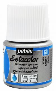 Setacolor opaque 45 ml zažehlovací 47 odstínů Barva: 60. Metalická - Silver