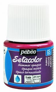Setacolor opaque 45 ml zažehlovací 47 odstínů Barva: 65. Metalická - Purple