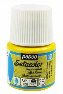 setacolor suede 45 ml - jednotlivě Barva: 301. Bright yellow