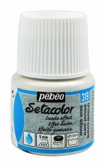 setacolor suede 45 ml - jednotlivě Barva: 319. Antique white