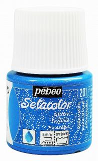 setacolor transparent 45 ml - jednotlivě Barva: 201 Glitter aquamarine