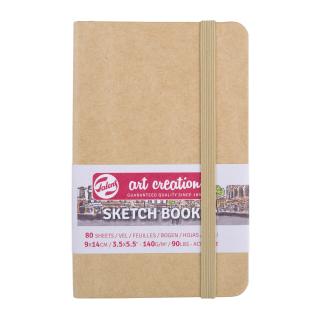Skicák Royal Talens 140 gr. 80 listů (KRAFT) rozměr: 05. 9x14 cm