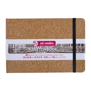 Skicák Royal Talens 140 gr. 80 listů (vzor Korek) rozměr: 03. 14,8x21 cm