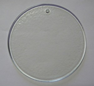 Skleněné závěsy - kruh průměr: 12 cm