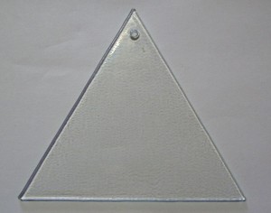 Skleněné závěsy - trojúhelník rovnostranný cm: 12 cm