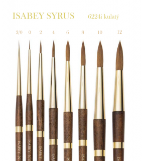 Štětec Isabey - Syrus 6224i  kulatý rozměr: 0