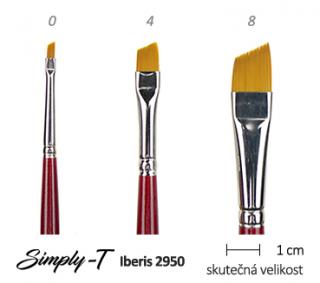 Štětec Simply-T Iberis - Angular Velikost: 4