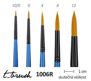 Štětec t_brush 1006R - kulatý rozměr: vel. 0