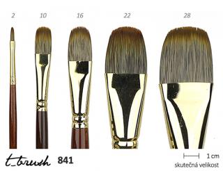 Štětec t_brush 841 - kočičí jazýček rozměr: 02. vel.4