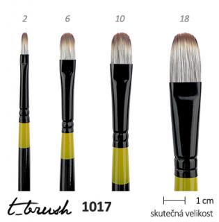 Štětec t_brush synt. filbert Velikost: 10