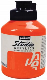 Studio Acrylic 500 ml - jednotlivě Barva: 370 Fluorescent orange