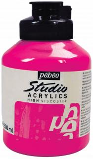Studio Acrylic 500 ml - jednotlivě Barva: 371 Fluorescent pink