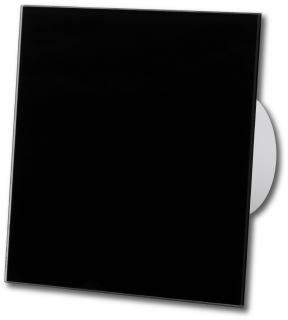 Panel skleněný černý lesklý k ventilátoru Haco AV DRIM