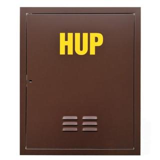 Revizní dvířka na plynoměr 300x400 HUP, hnědá