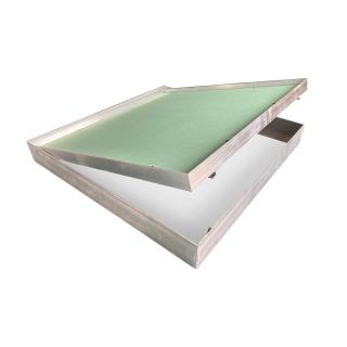 Revizní dvířka RDSzo 600x600x12.5 GKBi US pod obklad do zdiva, obklad 10mm
