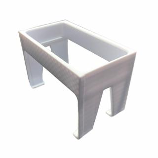 Sedlová odbočka plochého kanálu SO 110x55/110x55 přední plast