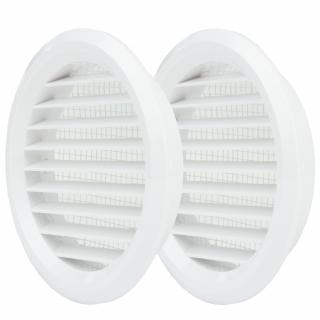 Ventilační mřížka  80 mm MV 80/2 bVs bílá /2 kusy/