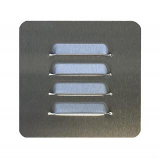 Ventilační mřížka AL 100x100 mm hliníková