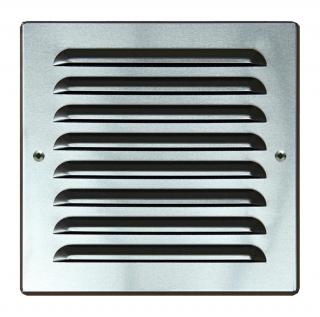 Ventilační mřížka AL 100x100 mm s rámečkem hliníková