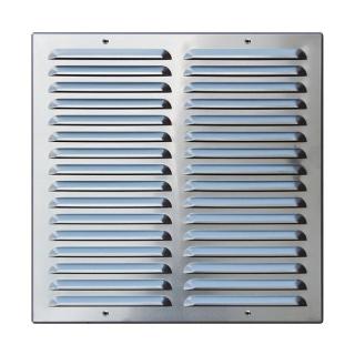 Ventilační mřížka AL 340x340 mm s rámečkem hliníková