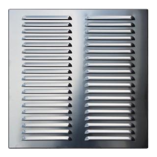 Ventilační mřížka AL 400x400 mm hliníková