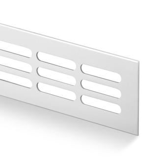 Ventilační mřížka do dveří Haco HVM 600x60 mm eloxovaný hliník