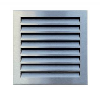 Ventilační mřížka fasádní nerez 190x190 mm FM 190x190 N