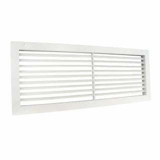 Ventilační mřížka GMAS 600x200 s nastavitelnou žaluzií, bílá