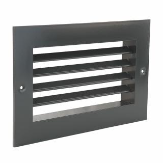 Ventilační mřížka GMAS GRAY 250x100 s nastavitelnou žaluzií, šedá