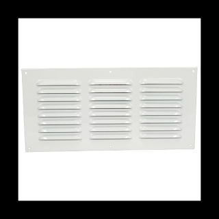 Ventilační mřížka kovová 305x150 mm MVMPO305x150/3s-bílá