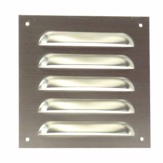 Ventilační mřížka nerez GM 125 NR 125x125 mm