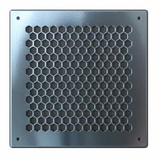 Ventilační mřížka nerez HEXA 260x260 mm