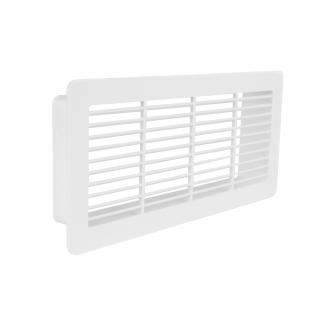 Větrací mřížka plastová, ukončovací 220x90 mm PVC 972
